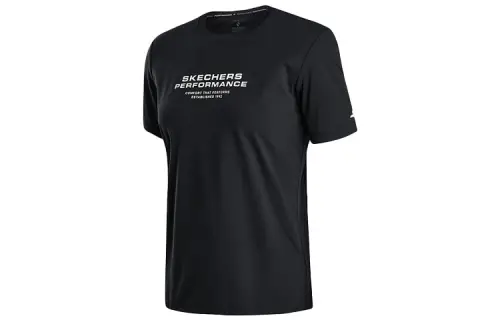 Skechers T Shirt Women's Carbon Black