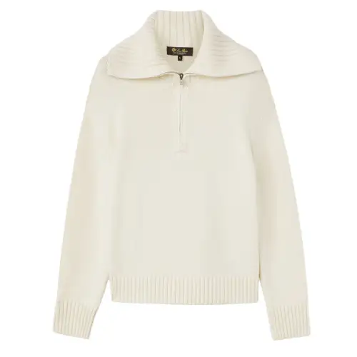 Loro Piana Parksville Half Zip Knitted Jumper