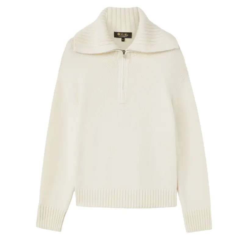 Loro Piana Parksville Half Zip Knitted Jumper