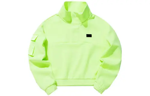 ANTA Sweatshirts Women's Elf Yellow Stand Collar Moderate Regular