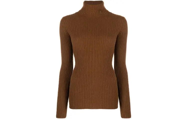 SAINT LAURENT FW21 Sweater Women's Camel