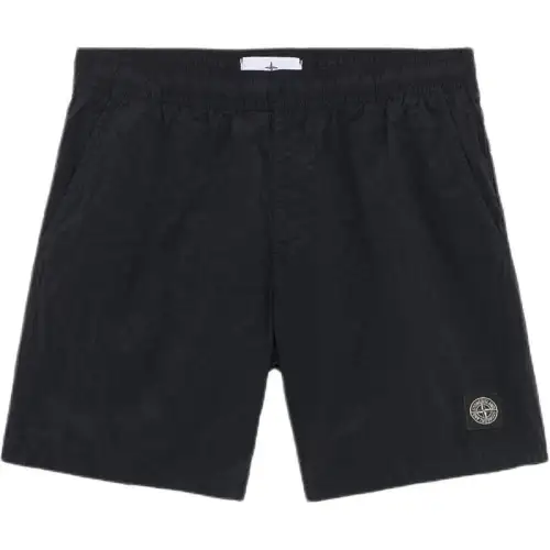 STONE ISLAND Logo Patch Swim Shorts