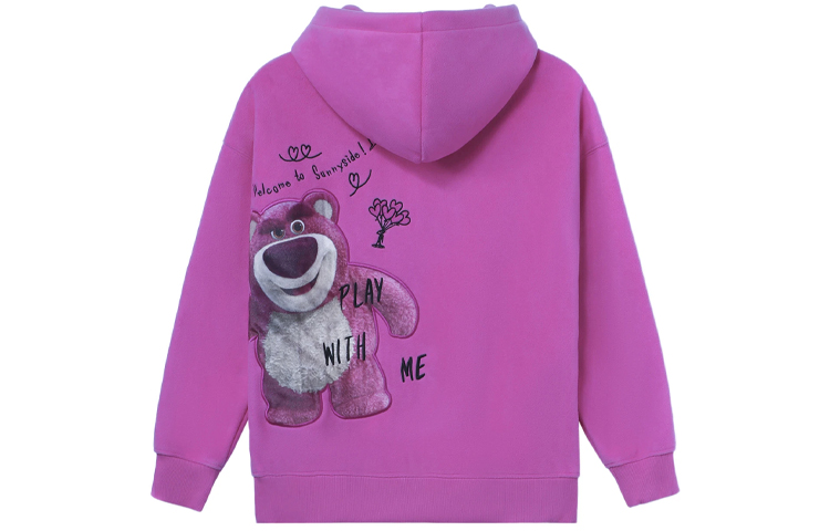 Li Ning, Disney, fleece strawberry, hoody, oversize