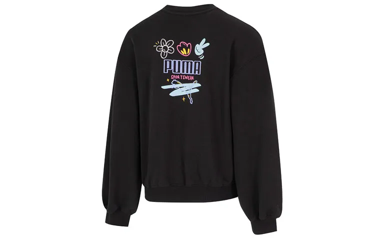 PUMA Sweatshirt Fall Women's Black