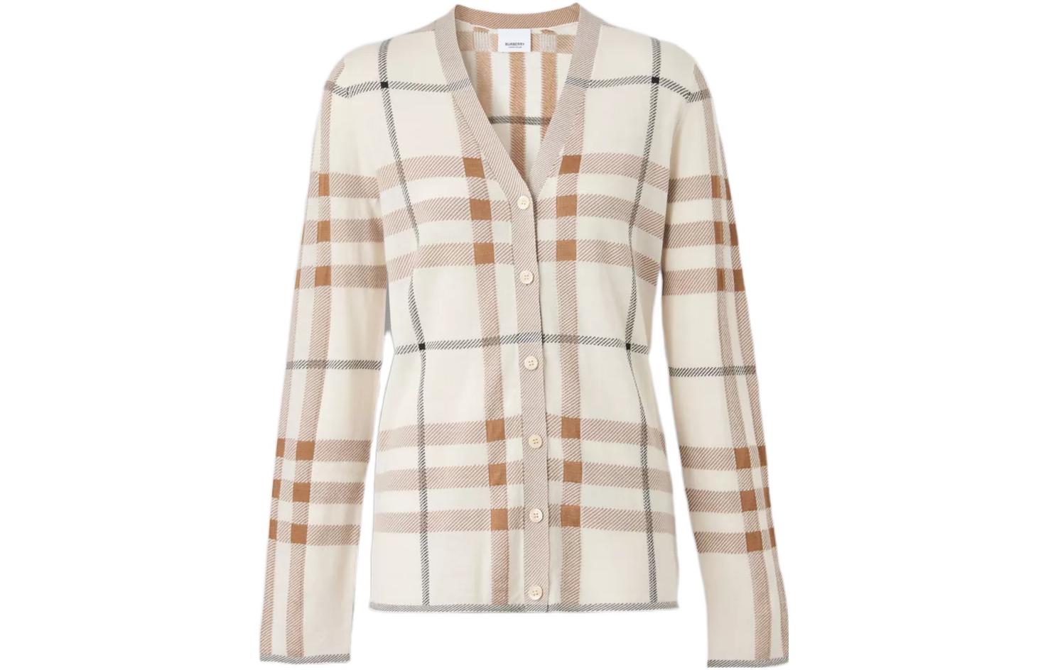 Burberry Colored woolen cardigan, sand sweater