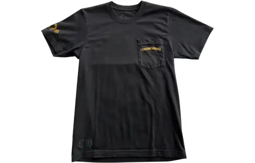 Chrome Hearts T Shirts Women's Black Crew Neck Moderate Straight Fit