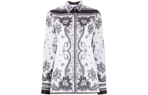 Golden Goose All Over Motif Printed Shirt