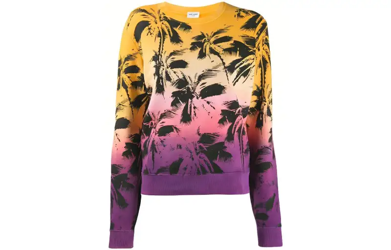 SAINT LAURENT Palm print Sweatshirt
