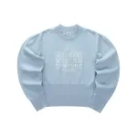 Skechers Sweaters Women's Cashmere Blue 00F5 Crew Neck Moderate Other