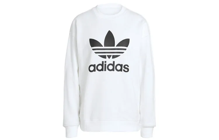 Adidas Originals TREFOIL CREW Sweatshirt Women's White