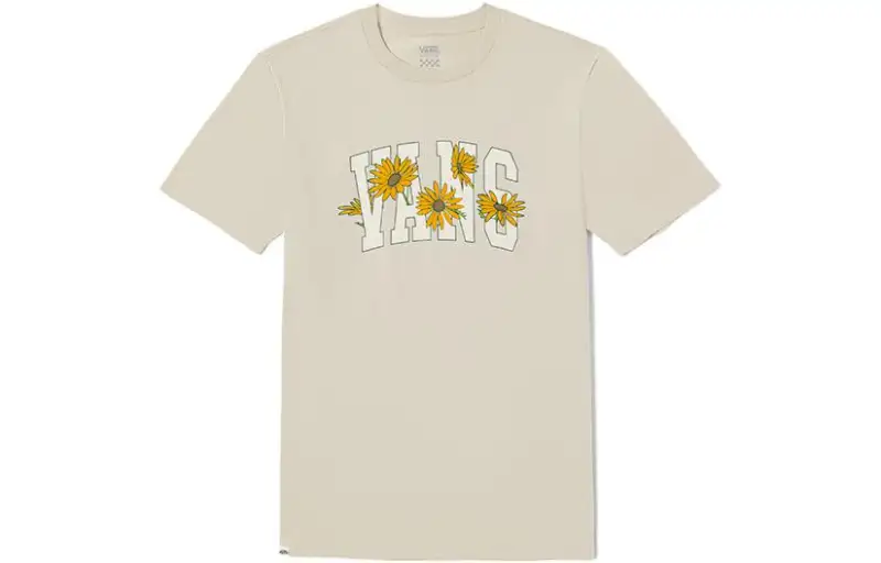 Vans CLASSIC HEALING T Shirts Women's Oat Crew Neck Moderate Other