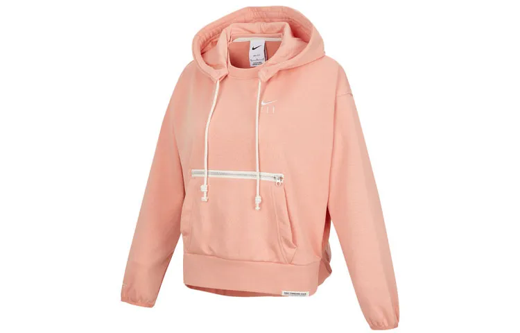 Nike Sweatshirts Women's Light Orange Hooded Moderate Other