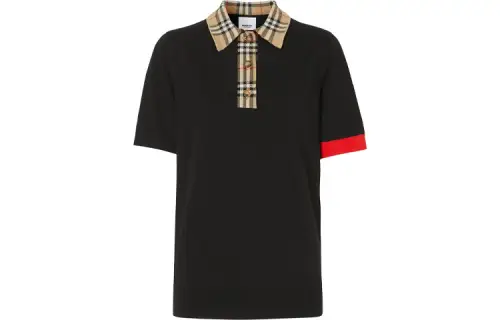 Burberry Polo Shirt Women's Black