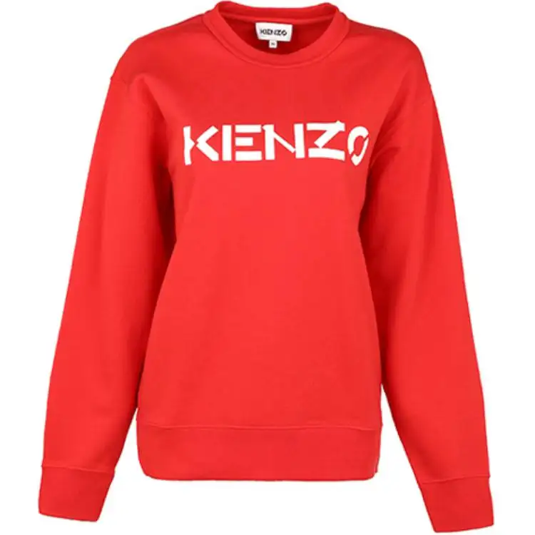 KENZO Letter Logo FW21 Sweatshirt Women's Red