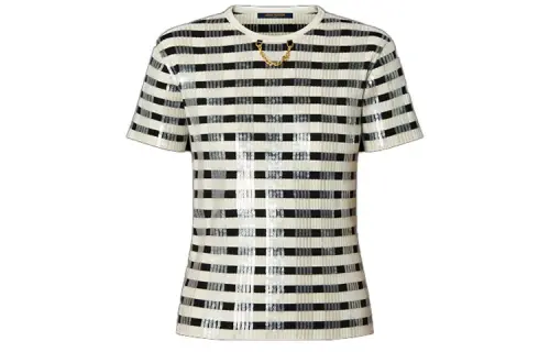 LOUIS VUITTON SS23 Knitwear Women's Black White