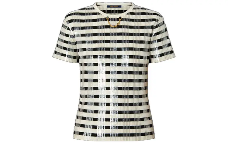 LOUIS VUITTON SS23 Knitwear Women's Black White