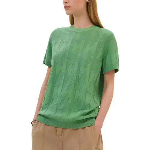 HERMES 2025 Spring Summer Collection Sweater Women's Green