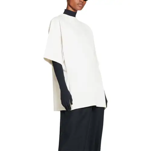 Balenciaga T Shirt Women's White Loose Fit