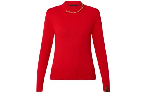LOUIS VUITTON SS22 Sweater Women's Red