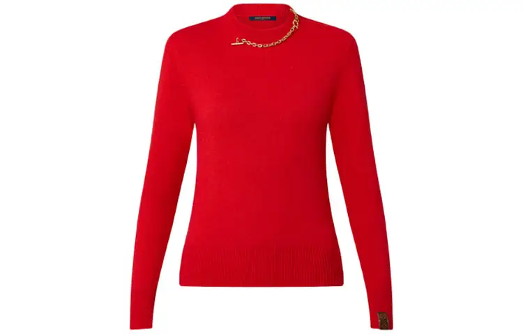 LOUIS VUITTON SS22 Sweater Women's Red