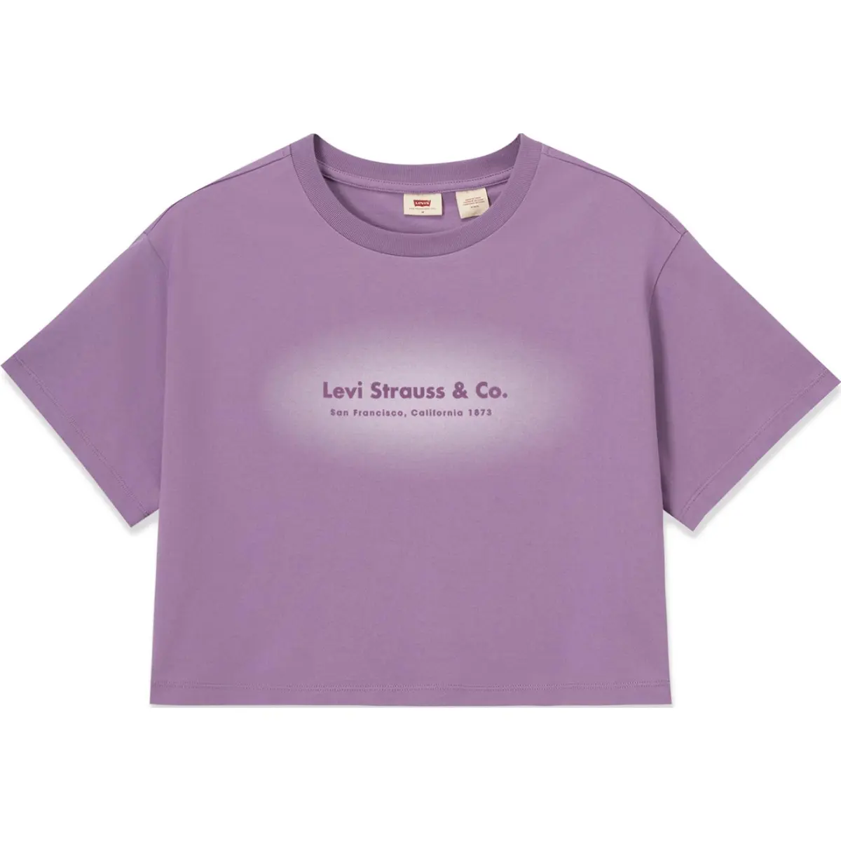 Levi's T-Shirts Women's Purple Crew Neck