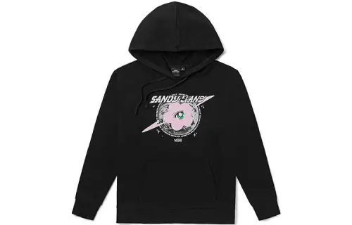 Vans X Sandy Liang Sweatshirts Women's Black Hooded Moderate Regular