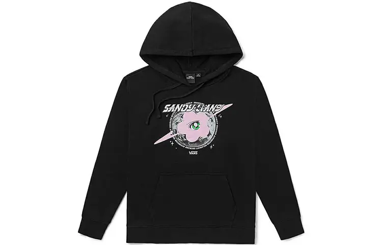 Vans X Sandy Liang Sweatshirts Women's Black Hooded Moderate Regular