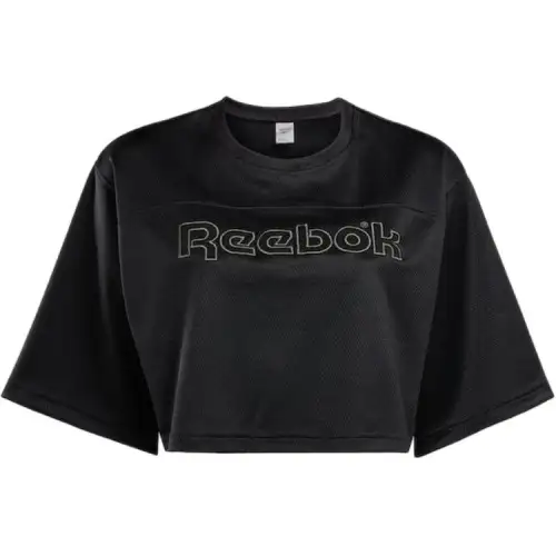 Reebok T Shirts Women's Black Crew Neck Moderate Other