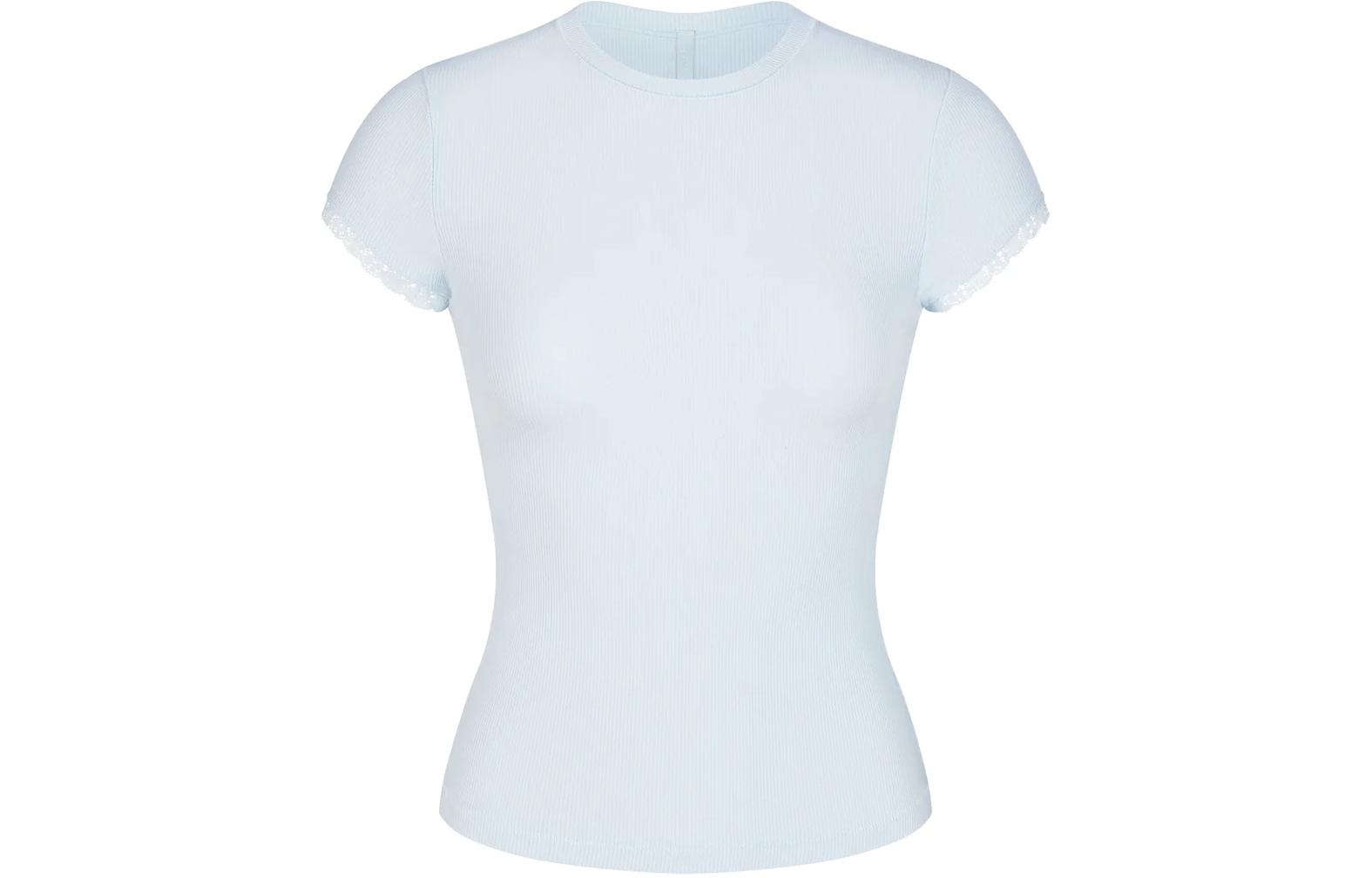 Skims Wedding Dress Collection T Shirt Women's Celeste/Sky Blue