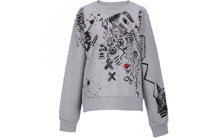 Burberry Sweatshirts Women's Gray Crew Neck Moderate