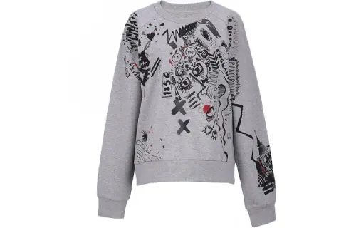 Burberry Sweatshirts Women's Gray Crew Neck Moderate