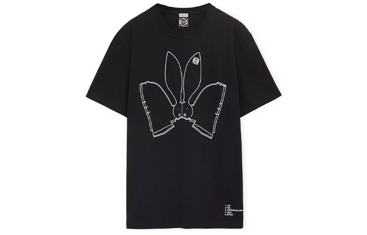 Женская футболка LOEWE LOEWE SS23 T (черный)