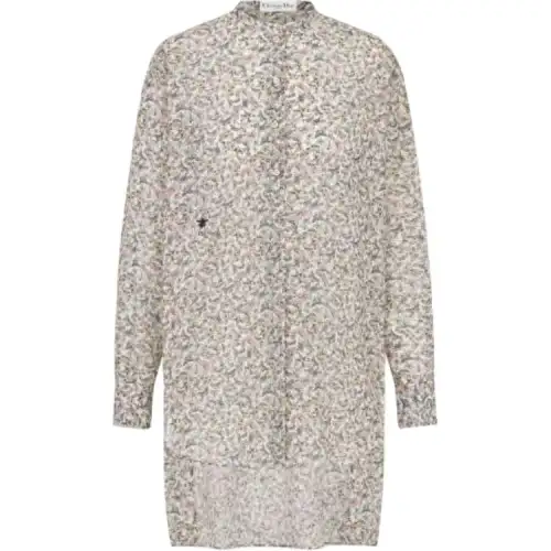 DIOR Shirts Women's Camouflage Pointed Collar Moderate Other