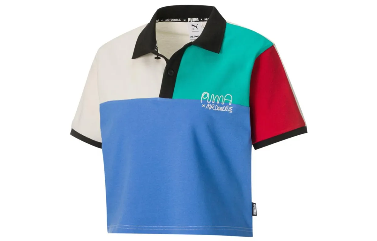 PUMA Polo Shirts Women's Eggnog Polo Collar Moderate Straight Fit