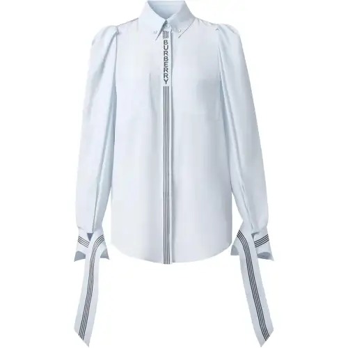 Burberry Shirts Women's Blue Square Collar Moderate Other