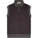 Fear Of God Essentials Women's Velour Sleeveless Polo Iron