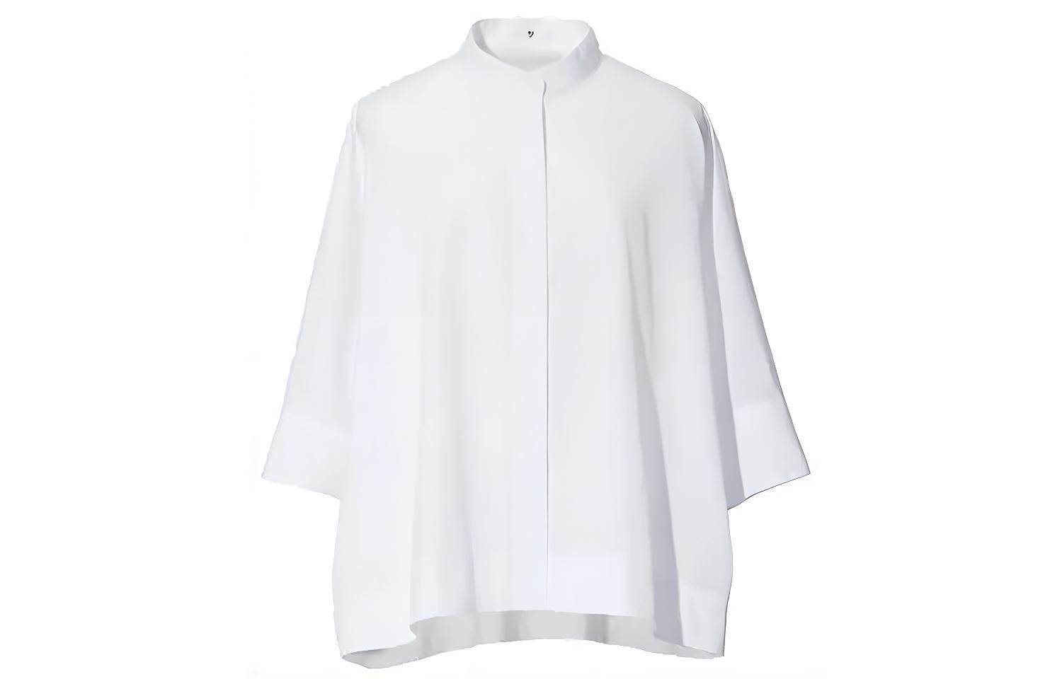 Женская рубашка UNIQLO x Jil Sander +J (белая)