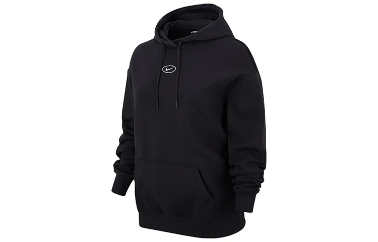 Nike Sweatshirts Women's Black Hooded Moderate Regular