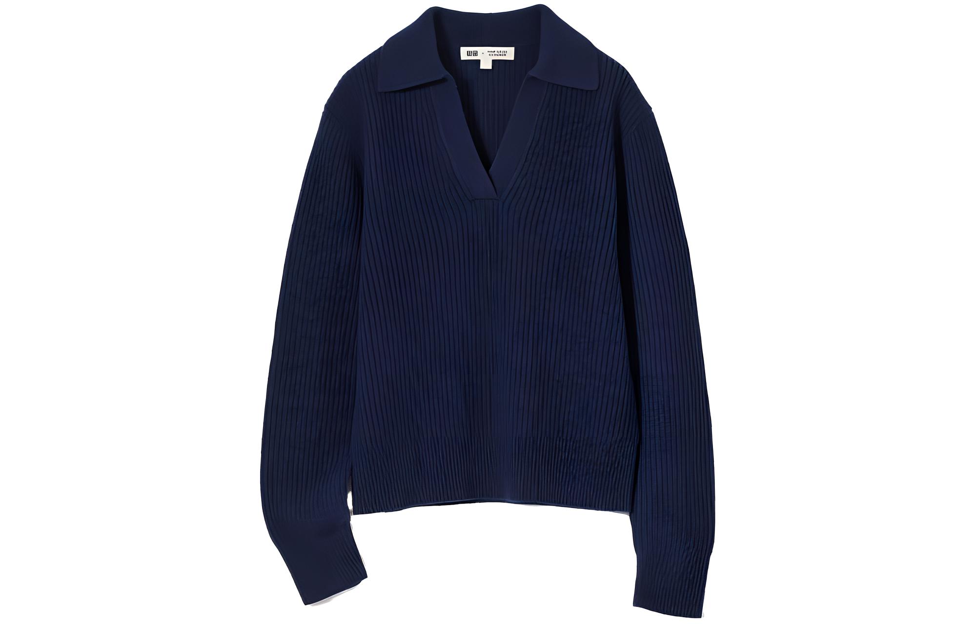 Женский свитер UNIQLO x CDC (темно-синий)