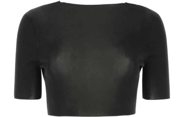 THE ROW V Neck Cropped Top