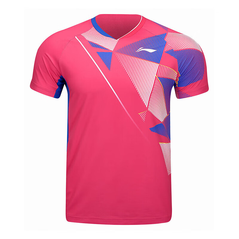 Li Ning Badminton Collection Badminton Jersey Men’s Vivid Rose Red
