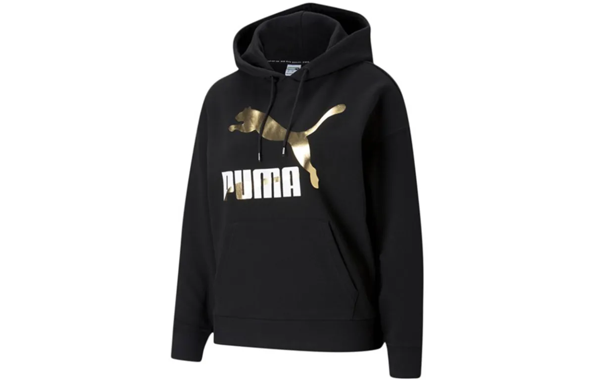PUMA CLASSICS Sweatshirts Women's Lead Hooded Moderate Regular