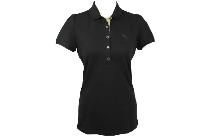 Burberry Polo Shirt Women's Black