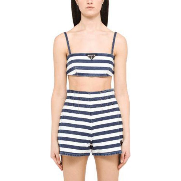 PRADA Camisoles Women's Blue Moderate Other