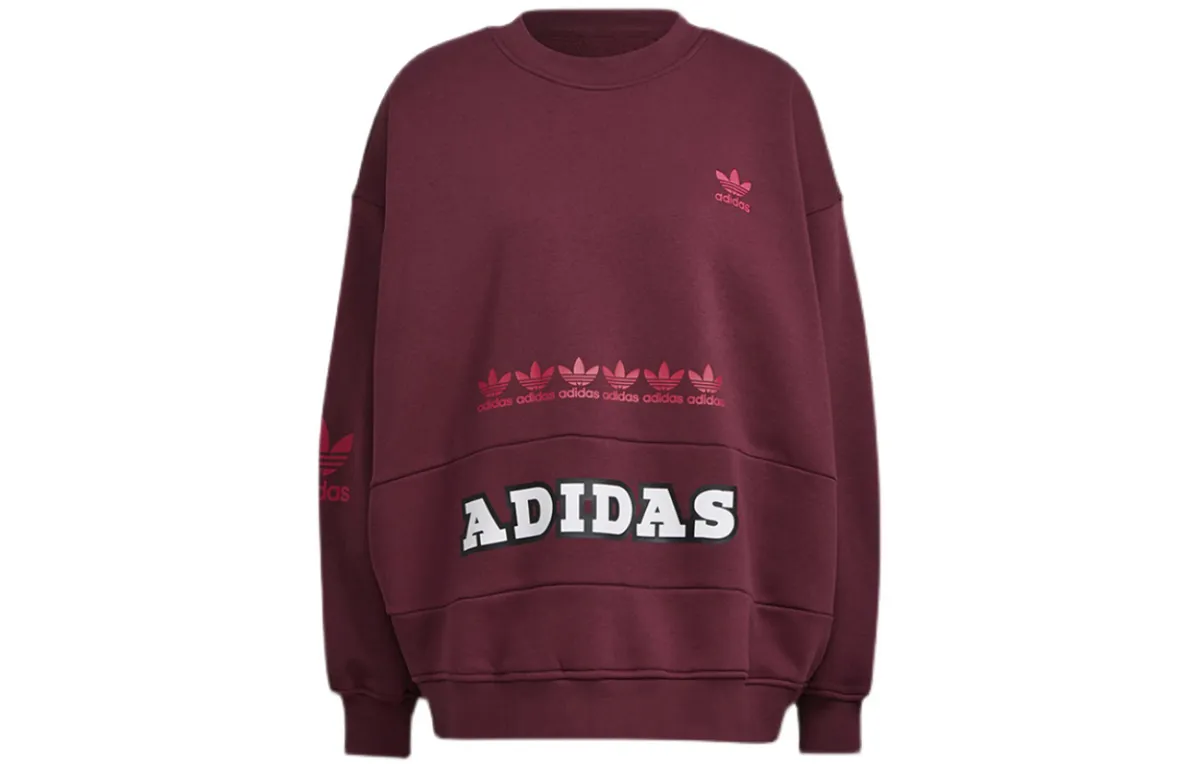 Adidas Stadium Logo Play 'Red' Sweatshirt