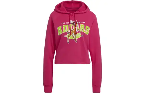Adidas Originals Adidas Originals X Disney Sweatshirts Women's Pink Hooded Moderate Other