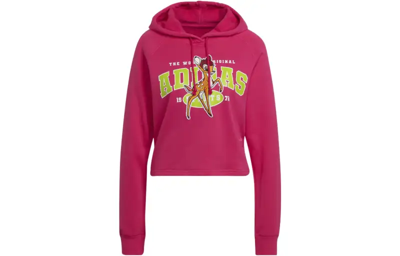 Adidas Originals Adidas Originals X Disney Sweatshirts Women's Pink Hooded Moderate Other