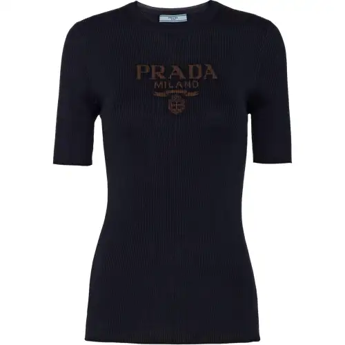 PRADA SS24 Regular T Shirt Women's Blue