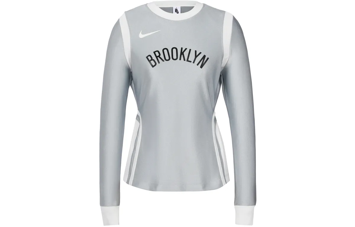 Nike Sweatshirt Nets Women's Silver