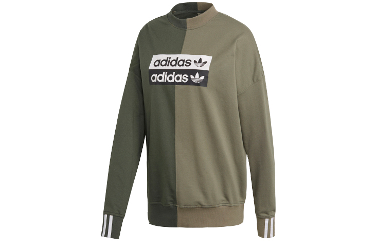 Женское худи adidas originals (зеленое) — фото 1